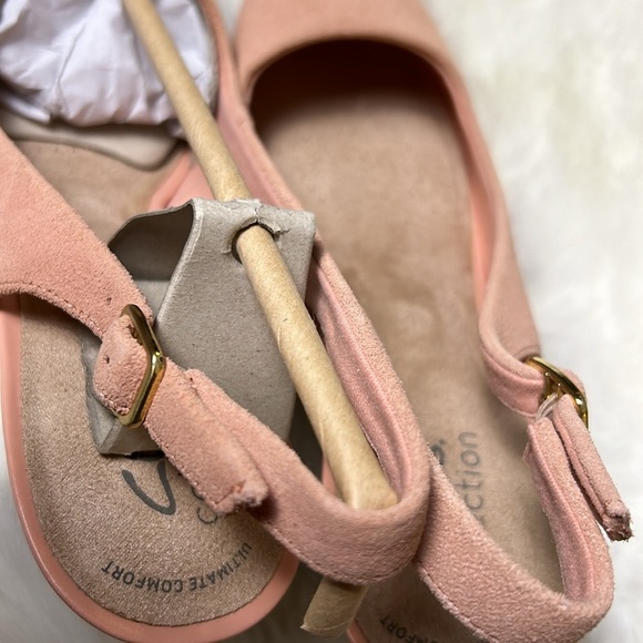 Clark’s shoes ,women NEW,Kataleyna step,peach suede,sling back leather pumps - Picture 9 of 15